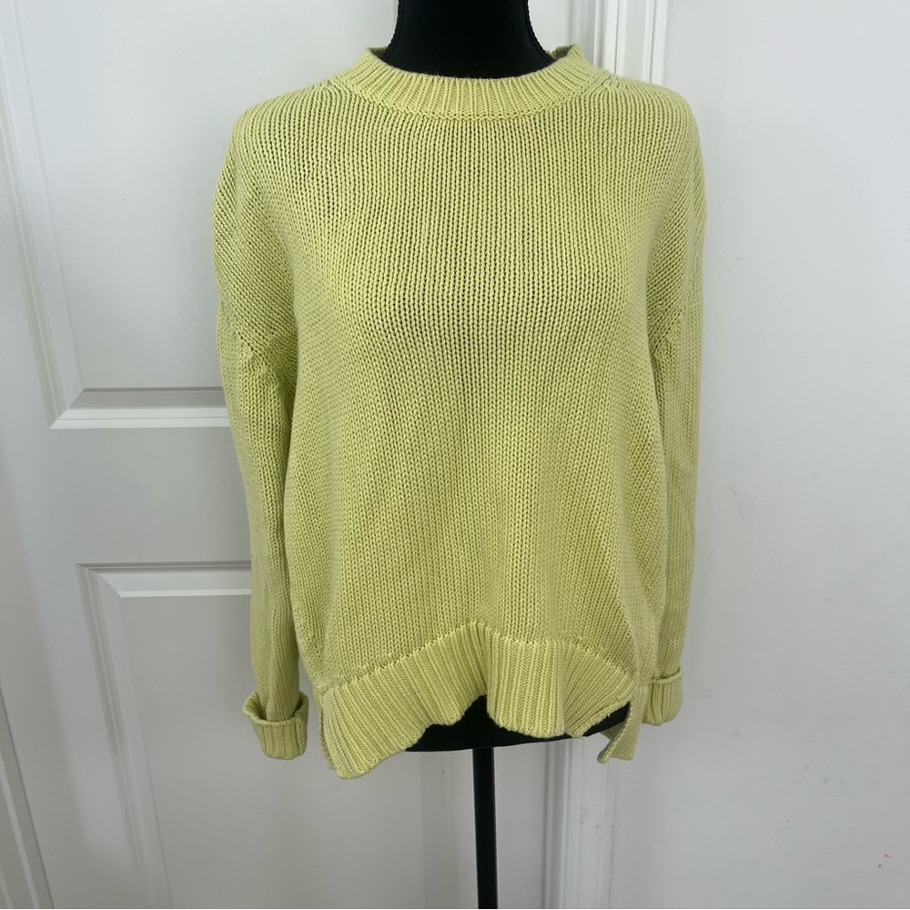 Daily Practice Green Heavy Knit Sweater Sz‎ M